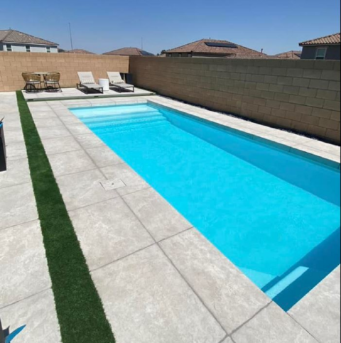 Biloxi Beach fiberglass pool