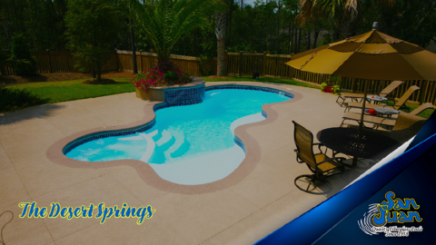 Desert Springs fiberglass pool