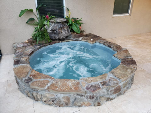 Isle Spa fiberglass pool