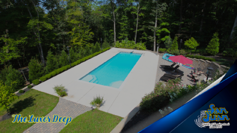 Luxor Deep fiberglass pool