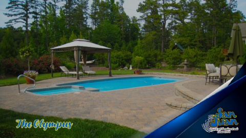 Olympus fiberglass pool