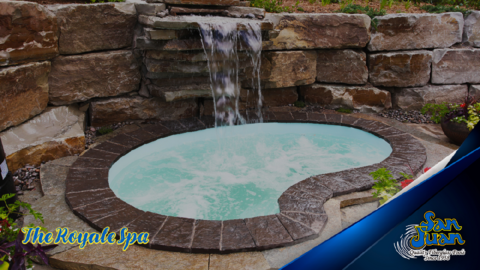 Royale Spa fiberglass pool