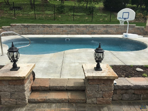 Sandcastle fiberglass pool