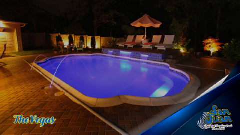 Vegas fiberglass pool