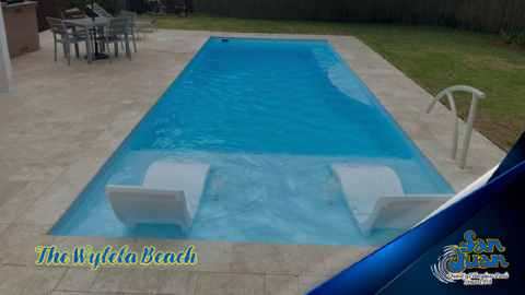 Wylela Beach fiberglass pool