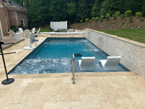 Wylela Cove Grande fiberglass pool