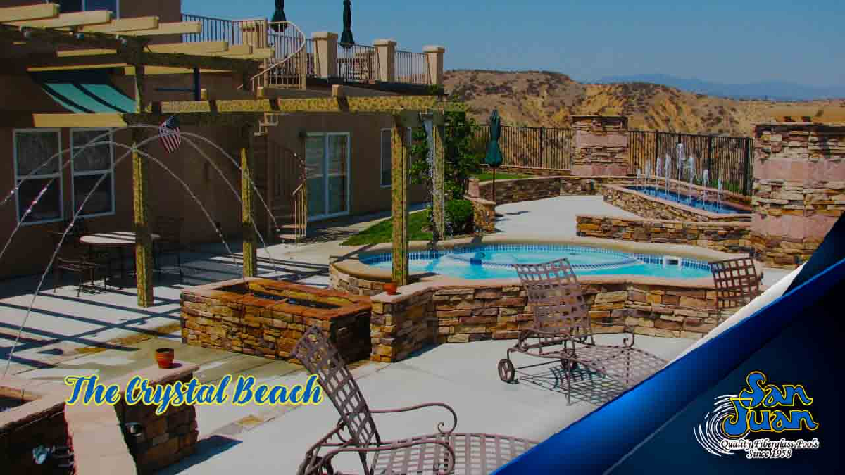 Crystal Beach pool photo