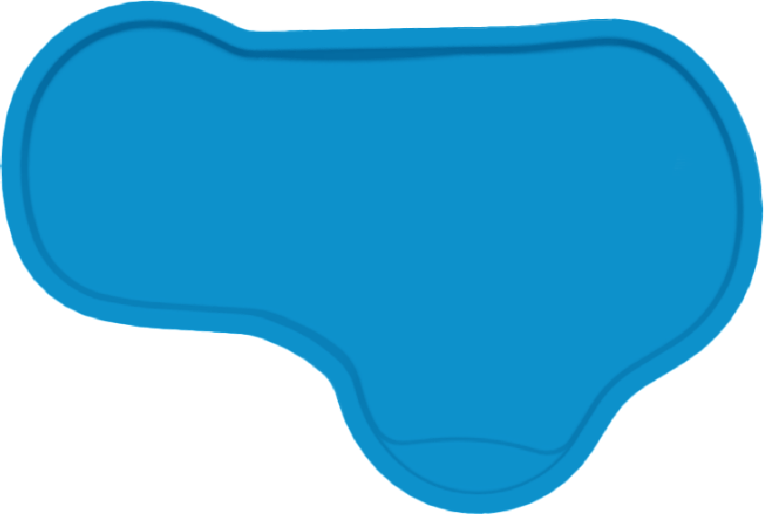 Kiddie Pool - Freeform Pond  top view