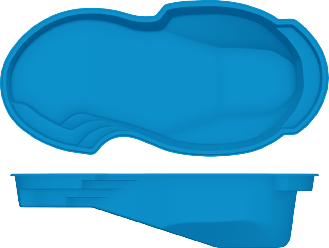Atlantic Deep top and side view