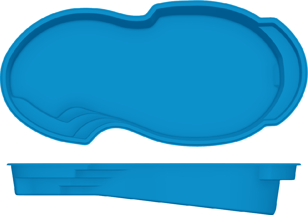 Atlantic top and side view