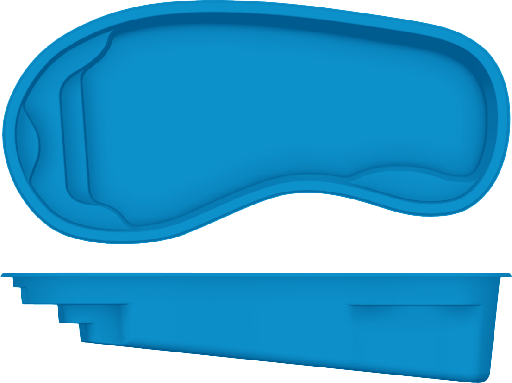 Catalina top and side view