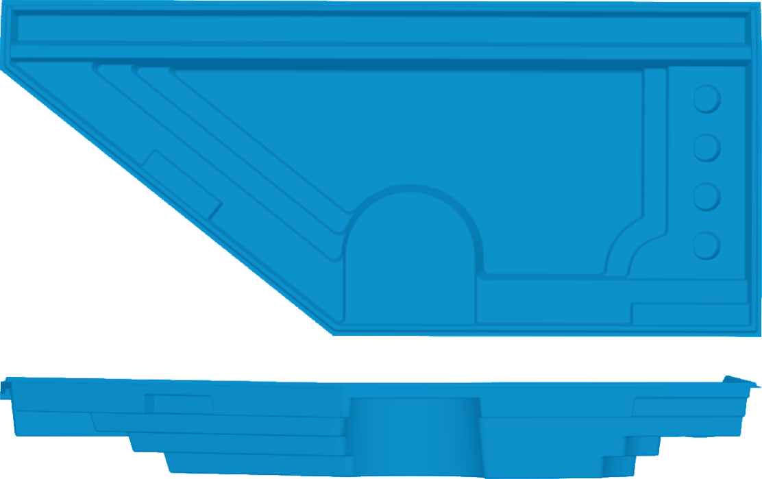 iPool top and side view