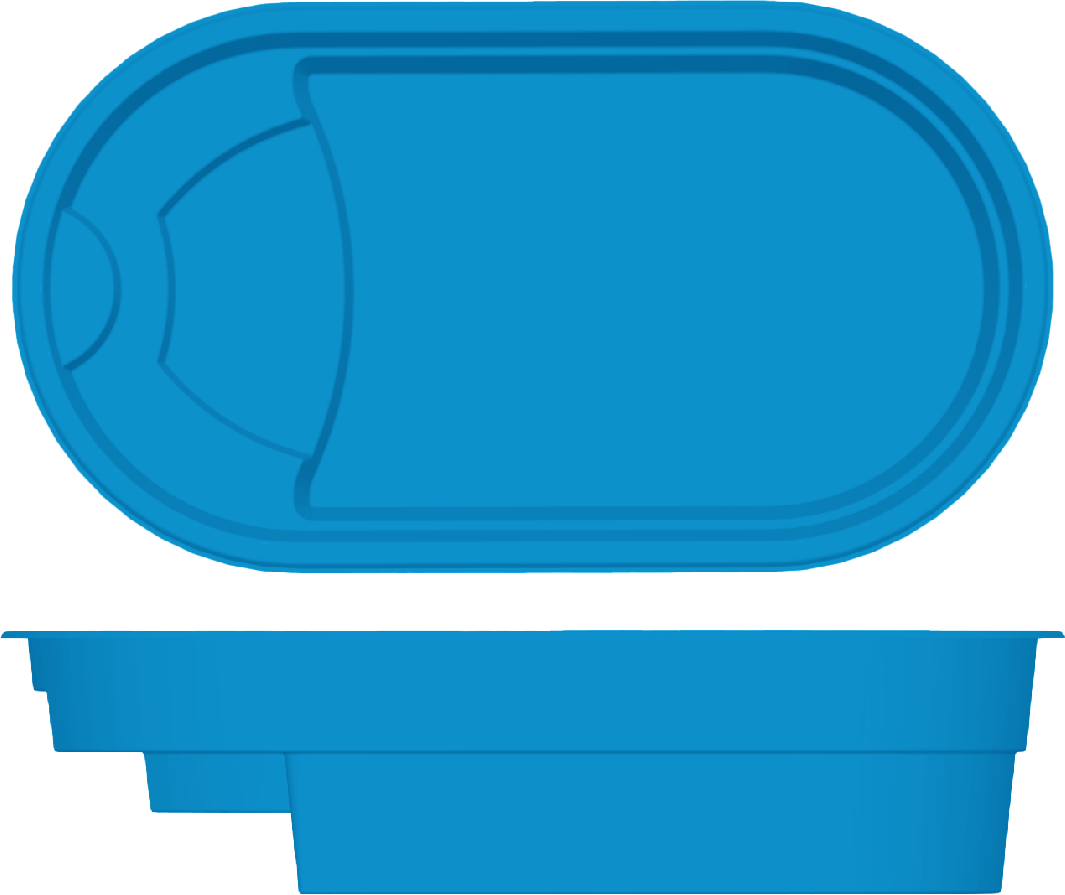 Lakeside top and side view