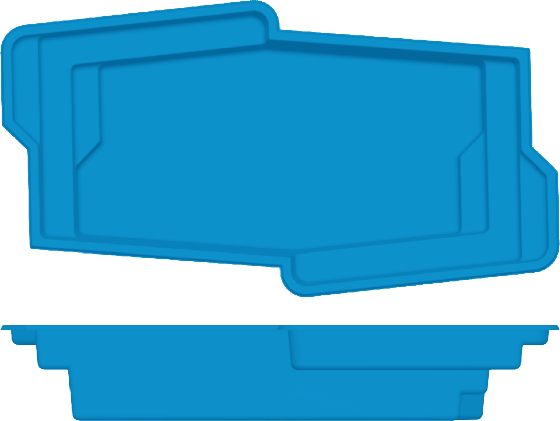 Malibu top and side view