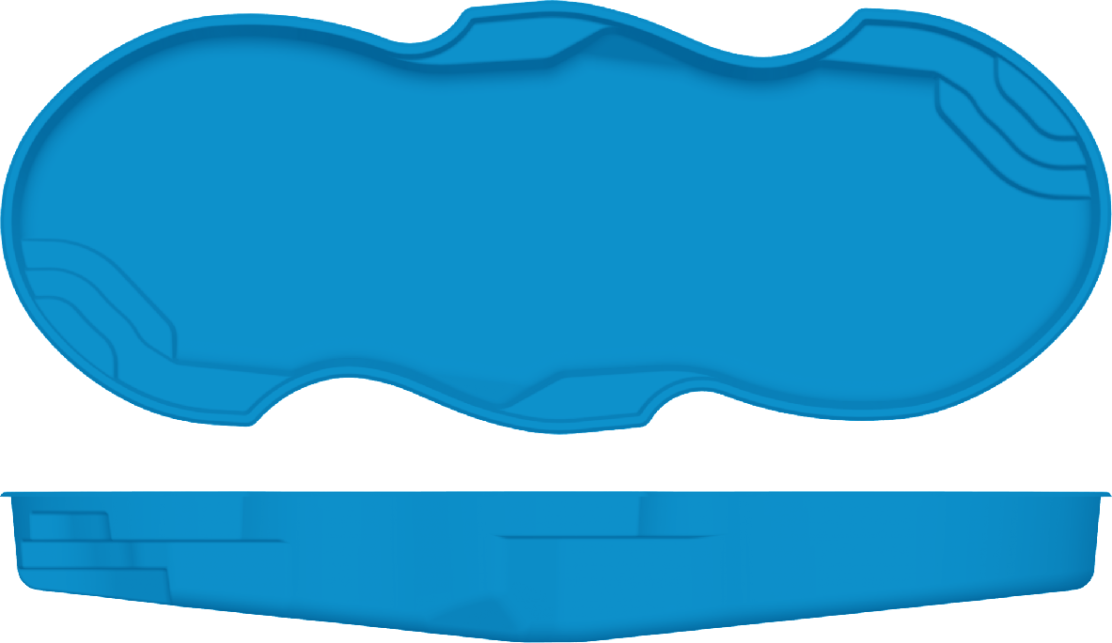 Mirage top and side view