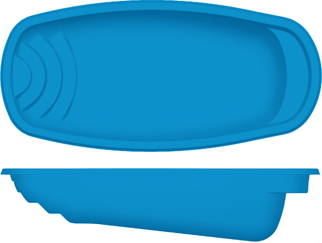 Palm Beach top and side view