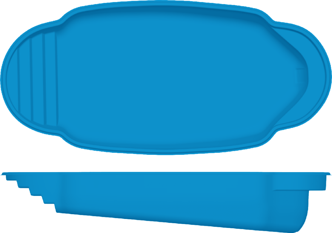 Pompano Beach top and side view