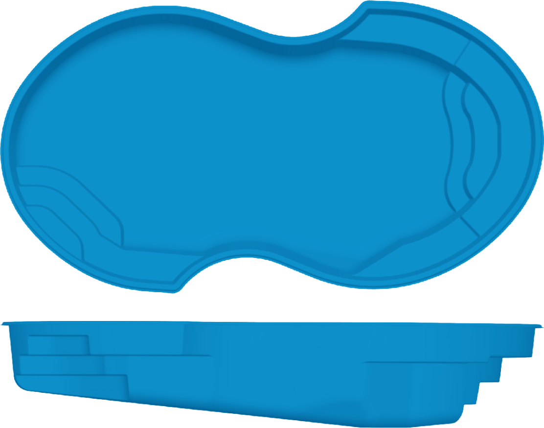 Venetian top and side view