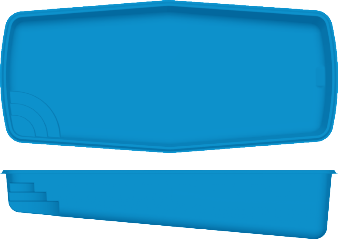 Waikiki I top and side view